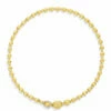 "Ivy" Gold And Diamonds Collar Necklace