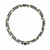 Ivy "Mystery Black" Gold, Diamonds And Black Onyx Statement Convertible Necklace