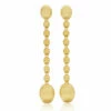 IVY "Nuvole" Hand-Engraved Degradé Gold Boules Chunky Earrings -Nanis Sales 1079
