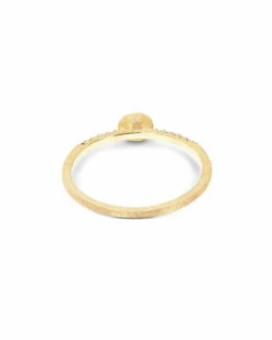 "Élite" Diamonds And Hand-enraved Gold Elegant Engagement Ring -Nanis Sales 1143