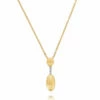 "Élite" Gold And Diamonds Small Pendant