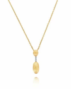 "Élite" Gold And Diamonds Small Pendant
