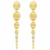 IVY "Nuvole" Gold And Diamonds Degradé Boules Chunky Earrings