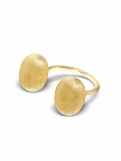 "Bubble" Statement Ring With Two Gold Boules -Nanis Sales 1183