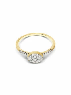 "Élite" Diamonds And Gold Romantic Engagement Ring -Nanis Sales 1194