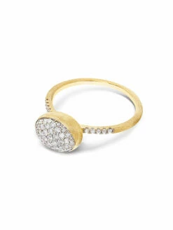 "Élite" Diamonds And Gold Engagement Ring -Nanis Sales 1199