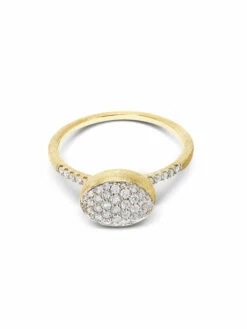 "Élite" Diamonds And Gold Engagement Ring -Nanis Sales 1201