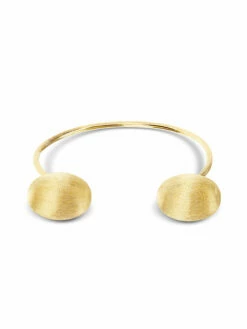 "Bubble" Gold Bangle (LARGE) -Nanis Sales 1205