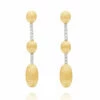 "Élite" Gold And Diamonds Handmade Earrings -Nanis Sales 1347