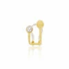 "Trilly" Gold And Diamonds Earcuff
