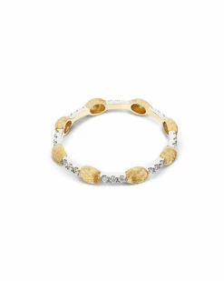 "Élite" Diamonds Bars And Gold Boules Ring -Nanis Sales 1374