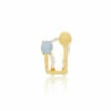 "Trilly" Gold And Aquamarine Earcuff -Nanis Sales 1490