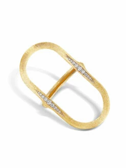 Libera Gold And Diamonds Opened Design Ring -Nanis Sales 1537