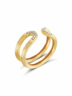"Libera" Gold And Diamonds Open Ring -Nanis Sales 1619