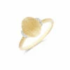 "Élite" Gold Boule And Diamonds Accents Ring 1 "Élite" Gold Boule And Diamonds Accents Ring -Nanis Sales 185