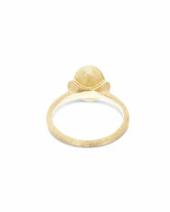 "Élite" Gold Boule And Diamonds Accents Ring -Nanis Sales 187