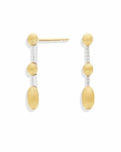 "Élite" Gold And Diamonds Handmade Earrings -Nanis Sales 247