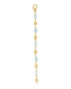 "Azure" Gold And Aquamarine Casual Bracelet -Nanis Sales 371