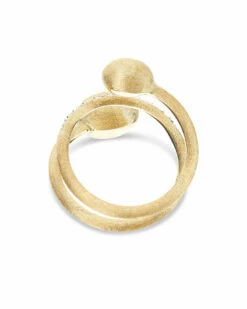 "Élite" Gold And Diamonds Spiral Ring -Nanis Sales 452