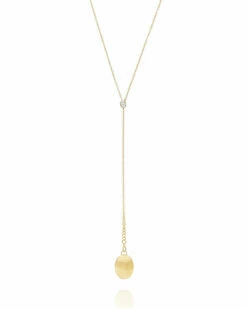 "CANDLE" Gold And Diamonds Charming Pendant