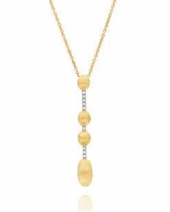 "Élite" Gold And Diamonds Contemporary Pendant