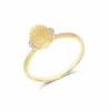 "Élite" Diamonds And Gold Boule Ring 2 "Élite" Diamonds And Gold Boule Ring -Nanis Sales 846