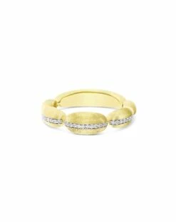"Diva" Gold Boules And Diamonds Ring -Nanis Sales AS1 608 1