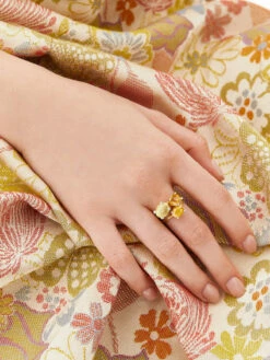 "Ipanema " Gold, Citrine Quartz And Diamonds Ring -Nanis Sales AS10 576 AS15 576 AS9 576 e84137f1 e812 452a b4c5 ef925da12e7f