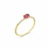 "Tourmalines" Gold, Diamonds And Pink Tourmaline Ring (small) 1 "Tourmalines" Gold, Diamonds And Pink Tourmaline Ring (small) -Nanis Sales AS12 598 ST F2