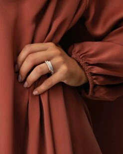 "Libera" Gold And Diamonds Pavé Essential Ring -Nanis Sales AS13 602 3