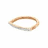 SUNSET "Libera" Rose Gold And Diamonds Pavé Essential Ring 2 SUNSET "Libera" Rose Gold And Diamonds Pavé Essential Ring -Nanis Sales AS13 602 ROSE ridimensionato