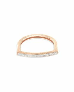 "Libera" Gold And Diamonds Pavé Essential Ring -Nanis Sales AS13 602 ST F3