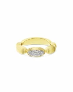 "Diva" Gold And Diamonds Pavé Ring 8 "Diva" Gold And Diamonds Pavé Ring -Nanis Sales AS2 608 1
