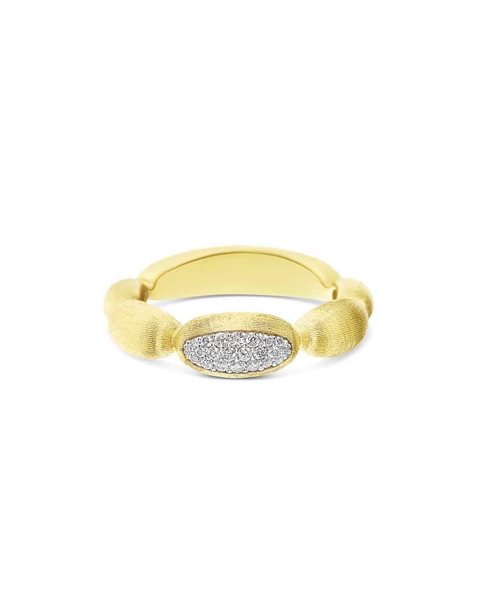 "Diva" Gold And Diamonds Pavé Ring 5 "Diva" Gold And Diamonds Pavé Ring - Image 3