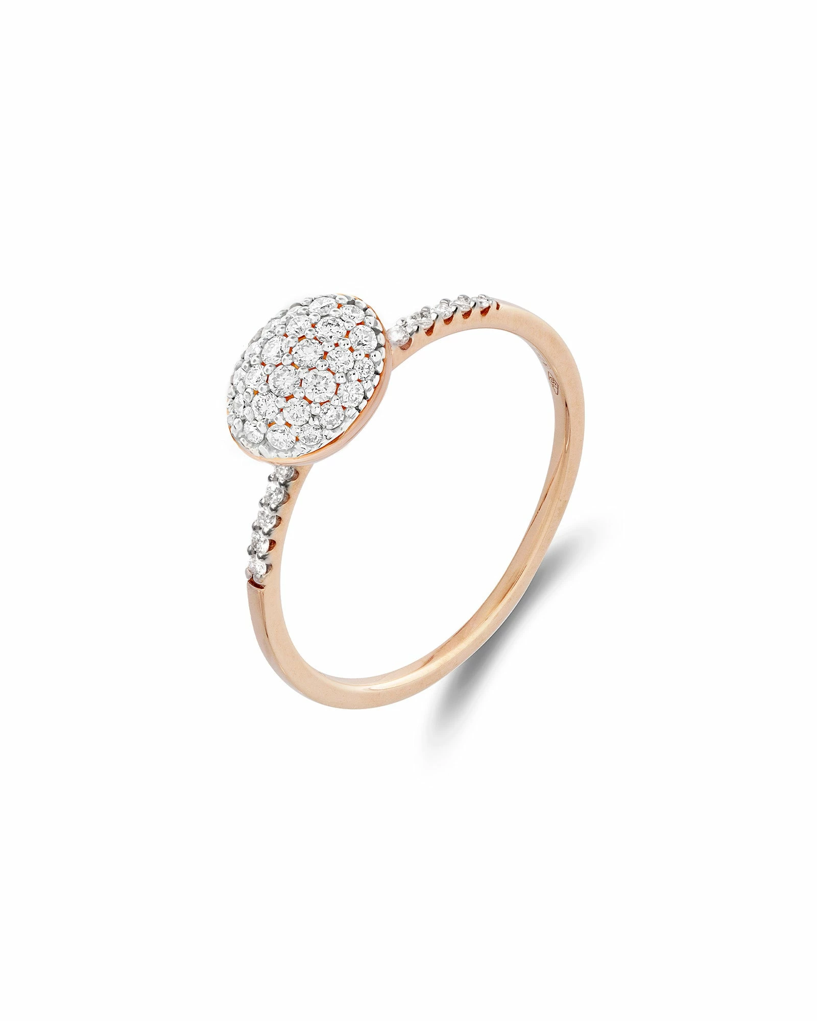 SUNSET "Dancing élite" Rose Gold And Diamonds Romantic Engagement Ring (small) 3 SUNSET "Dancing élite" Rose Gold And Diamonds Romantic Engagement Ring (small)