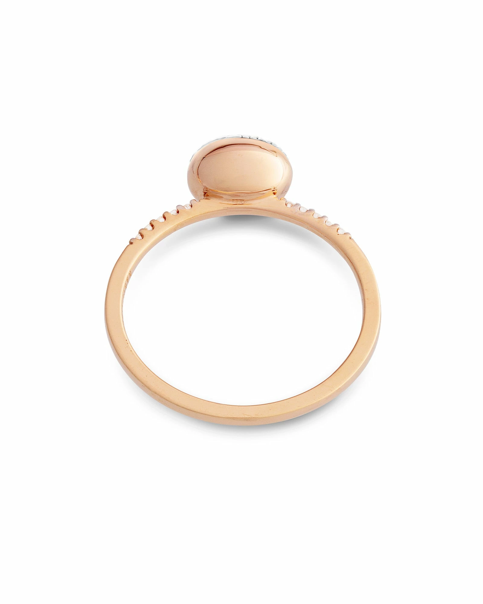 SUNSET "Dancing élite" Rose Gold And Diamonds Romantic Engagement Ring (small) 7 SUNSET "Dancing élite" Rose Gold And Diamonds Romantic Engagement Ring (small) - Image 5