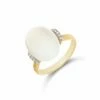 "White Desert" Gold, Diamonds And Moonstone Ring (LARGE) -Nanis Sales AS3 575 ST F 2