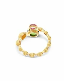 "Tourmalines" Gold And Diamonds, Green And Pink Tourmalines Ring (small) 10 "Tourmalines" Gold And Diamonds, Green And Pink Tourmalines Ring (small) -Nanis Sales AS3 598 ST B