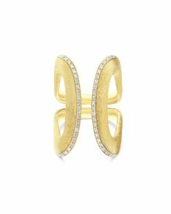 Libera Icon Gold And Diamonds Statement Ring 8 Libera Icon Gold And Diamonds Statement Ring -Nanis Sales AS3 604 ST F1