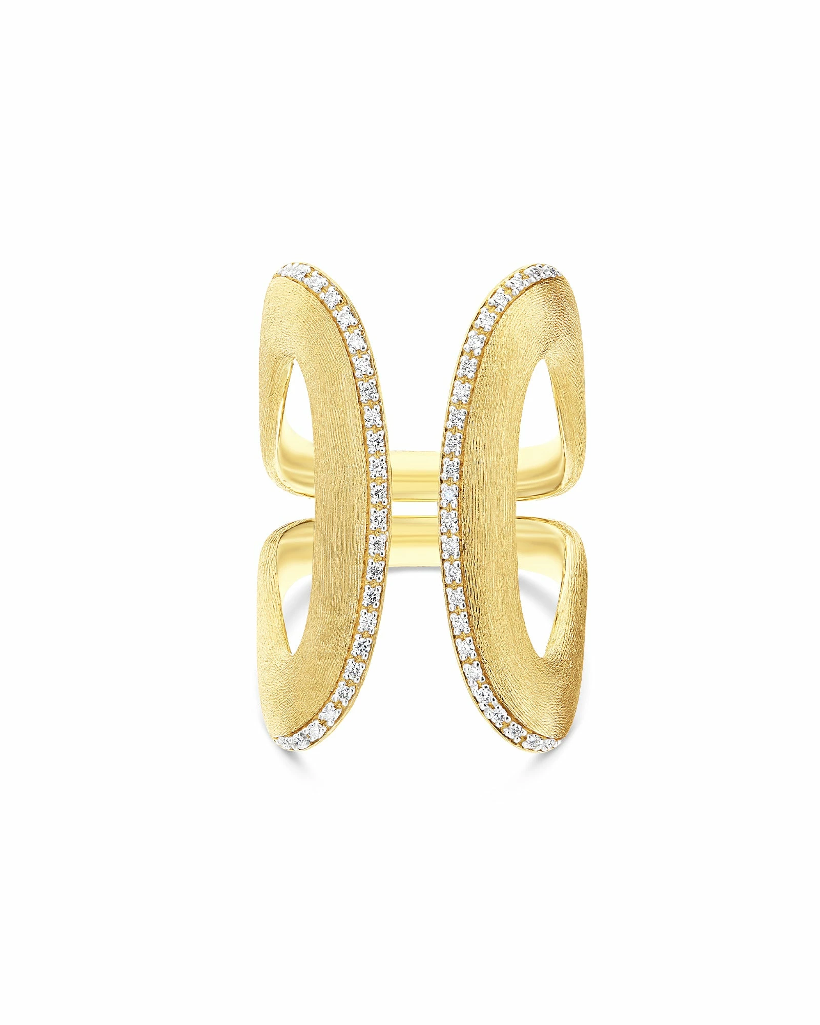 Libera Icon Gold And Diamonds Statement Ring 5 Libera Icon Gold And Diamonds Statement Ring - Image 3