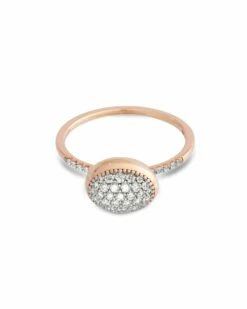 SUNSET "Dancing élite" Rose Gold And Diamonds Romantic Engagement Ring (medium) -Nanis Sales AS30 583 ROSE1