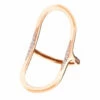 Libera Rose Gold And Diamonds Opened Design Ring