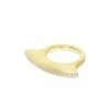 Libera Icon Gold And Diamonds Contemporary Ring -Nanis Sales AS5 604 ST D