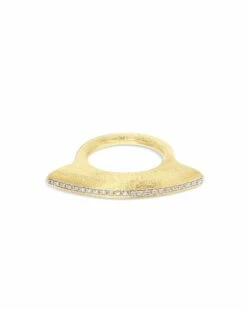 Libera Icon Gold And Diamonds Contemporary Ring -Nanis Sales AS5 604 ST F1