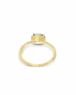 "Tourmalines" Gold, Diamonds And Green Tourmaline Ring (medium) -Nanis Sales AS8 598 ST B