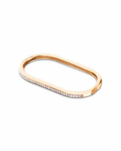 SUNSET Libera Rose Gold And Diamonds Two Fingers Ring