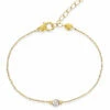"Élite" Gold And Diamonds Boule Bracelet