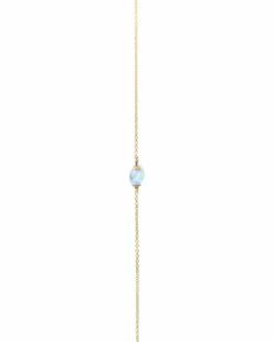 "Azure" Gold And Milky Aquamarine Necklace (LARGE) -Nanis Sales CN12 603 ST F 1