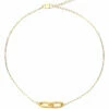 LIBERA GOLD Double Ring Necklace