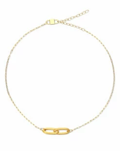 LIBERA GOLD Double Ring Necklace